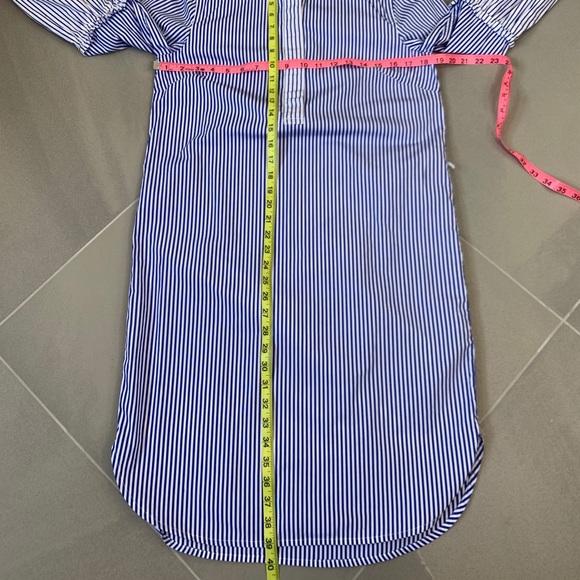 Ralph Lauren Bell Sleeve Bengal Shirtdress - Picture 12 of 12